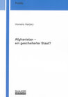 Buchcover Afghanistan – ein gescheiterter Staat?