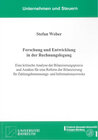 Buchcover Forschung und Entwicklung in der Rechnungslegung