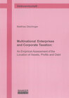 Buchcover Multinational Enterprises and Corporate Taxation: