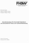 Buchcover Standortanalyse für die Stadt Paderborn mit besonderem Fokus auf Fachkräftebindung