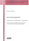 Buchcover Personalmanagement. Profitbeziehung – Konzeptionsaufbau – Funktionsablauf