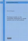 Buchcover Photolysis studies on the insecticide imidacloprid in model systems and on fruit surfaces