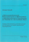 Buchcover Omega-Methoxypoly(ethylenoxid)-Methacrylsäureester-co-Methacrylsäure-co-Methallylsulfonsäure-Polycarboxylate als Fließmi
