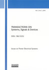 Buchcover Transactions on Systems, Signals and Devices Vol. 5, No. 2