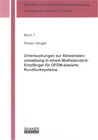 Buchcover Untersuchungen zur Abtastratenumsetzung in einem Multistandard-Empfänger für OFDM-basierte Rundfunksysteme