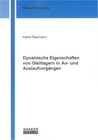 Buchcover Dynamische Eigenschaften von Gleitlagern in An- und Auslaufvorgängen