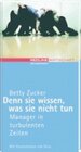 Buchcover Denn sie wissen, was sie nicht tun