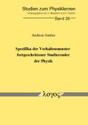 Buchcover Spezifika der Verhaltensmuster fortgeschrittener Studierender der Physik