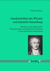 Buchcover Anschaulichkeit des Wissens und kulturelle Sinnstiftung