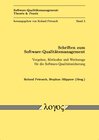 Buchcover Schriften zum Software-Qualitätsmanagement