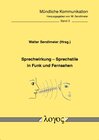 Buchcover Sprechwirkung - Sprechstile in Funk und Fernsehen