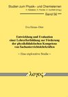 Buchcover Entwicklung und Evaluation einer Lehrerfortbildung zur Förderung der physikdidaktischen Kompetenz von Sachunterrichtsleh
