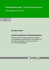 Buchcover Kundenorientierter Produktkonfigurator: Erweiterung des Produktkonfiguratorkonzeptes zur Vermeidung kundeninitiierter Pr