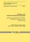 Buchcover Schriften zum Software-Qualitätsmanagement - MDA und modellbasierte Entwicklung, Modellqualität, Performance-Test, GUI-E