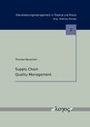 Buchcover Supply Chain Quality Management