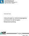 Buchcover Untersuchungen zur Verbrennungsregelung und Sensorik für die homogene Kompressionszündung