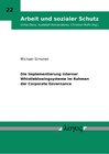 Buchcover Die Implementierung interner Whistleblowingsysteme im Rahmen der Corporate Governance