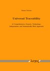 Buchcover Universal Traceability