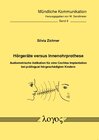 Buchcover Hörgeräte versus Innenohrprothese