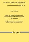 Buchcover Analyse der Struktur, Messinvarianz und Ausprägung komplexer Problemlösekompetenz im Fach Chemie