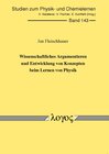 Buchcover Wissenschaftliches Argumentieren und Entwicklung von Konzepten beim Lernen von Physik