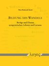 Buchcover Bildung des Wandels