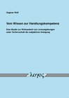 Buchcover Vom Wissen zur Handlungskompetenz