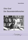 Buchcover Otto Graf -- Der Baumaterialforscher