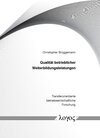 Buchcover Qualität betrieblicher Weiterbildungsleistungen