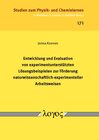 Buchcover Entwicklung und Evaluation von experimentunterstützten Lösungsbeispielen zur Förderung naturwissenschaftlich-experimente