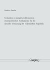 Buchcover Gedanken zu möglichen Elementen staatspolitischer Konkordanz für die aktuelle Verfassung der Hellenischen Republik