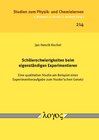 Buchcover Schülerschwierigkeiten beim eigenständigen Experimentieren