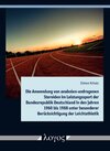 Buchcover Die Anwendung von anabolen-androgenen Steroiden im Leistungssport der Bundesrepublik Deutschland in den Jahren 1960 bis 