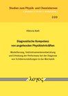 Buchcover Diagnostische Kompetenz von angehenden Physiklehrkräften