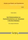Buchcover Das Professionswissen von Chemiereferendarinnen und -referendaren in Nordrhein-Westfalen