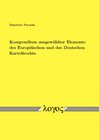 Buchcover Kompendium ausgewählter Elemente des Europäischen und des Deutschen Kartellrechts
