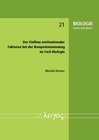 Buchcover Der Einfluss motivationaler Faktoren bei der Kompetenzmessung im Fach Biologie