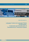 Buchcover Language Contact and Language Policies Across Borders