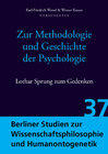 Buchcover Zur Methodologie und Geschichte der Psychologie