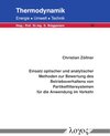 Buchcover Einsatz optischer und analytischer Methoden zur Bewertung des Betriebsverhaltens von Partikelfiltersystemen für die Anwe