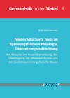 Buchcover Friedrich Rückerts Texte im Spannungsfeld von Philologie, Übersetzung und Dichtung