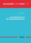 Buchcover Lernerautonomie von DAF-Lehramtstudierenden