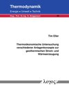Buchcover Thermoökonomische Untersuchung verschiedener Anlagenkonzepte zur geothermischen Strom- und Wärmeerzeugung