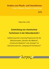 Buchcover Entwicklung von chemischem Fachwissen in der Sekundarstufe I