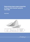 Buchcover Determining input-output properties of linear time-invariant systems from data