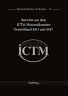 Buchcover Berichte aus dem ICTM-Nationalkomitee Deutschland 2015 und 2017