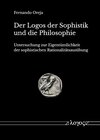Buchcover Der Logos der Sophistik und die Philosophie