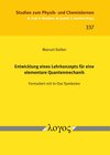 Buchcover Entwicklung eines Lehrkonzepts für eine elementare Quantenmechanik