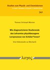 Buchcover Wie diagnostizieren Studierende des Lehramtes physikbezogene Lernprozesse von Schüler*innen?