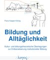 Buchcover Bildung und Alltäglichkeit